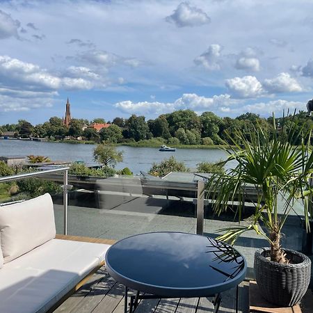 Ferienhaus Seekutter Mit Eigenem Seezugang Malchow  Bagian luar foto