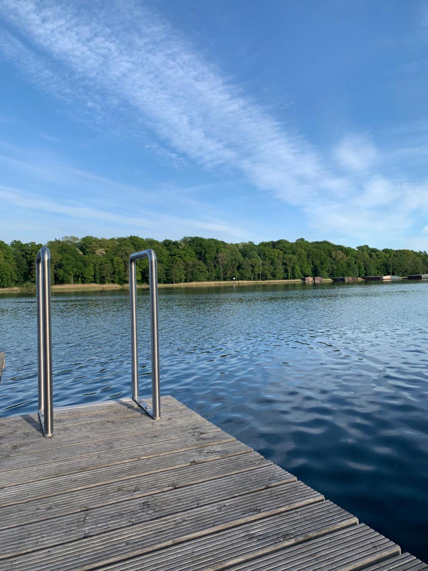 Ferienhaus Seekutter Mit Eigenem Seezugang Malchow  Bagian luar foto